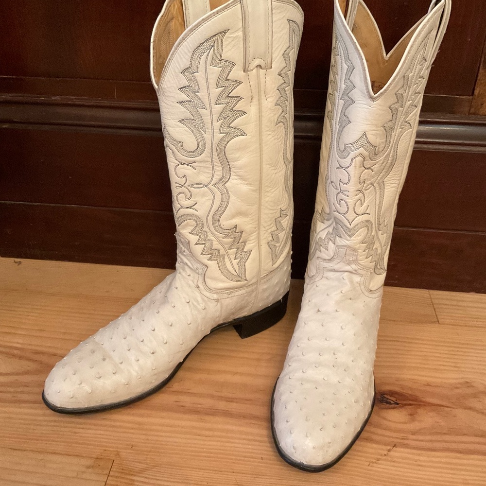 Men’s Full Quill Ostritch Western Boots